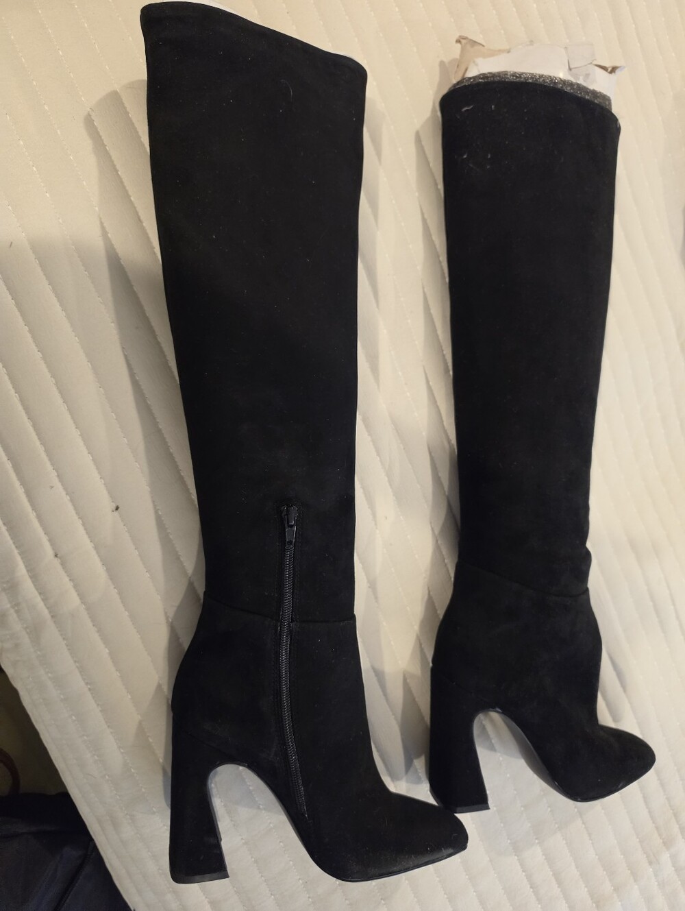 New Aqua Over The Knee Boots - Picture 4 of 6